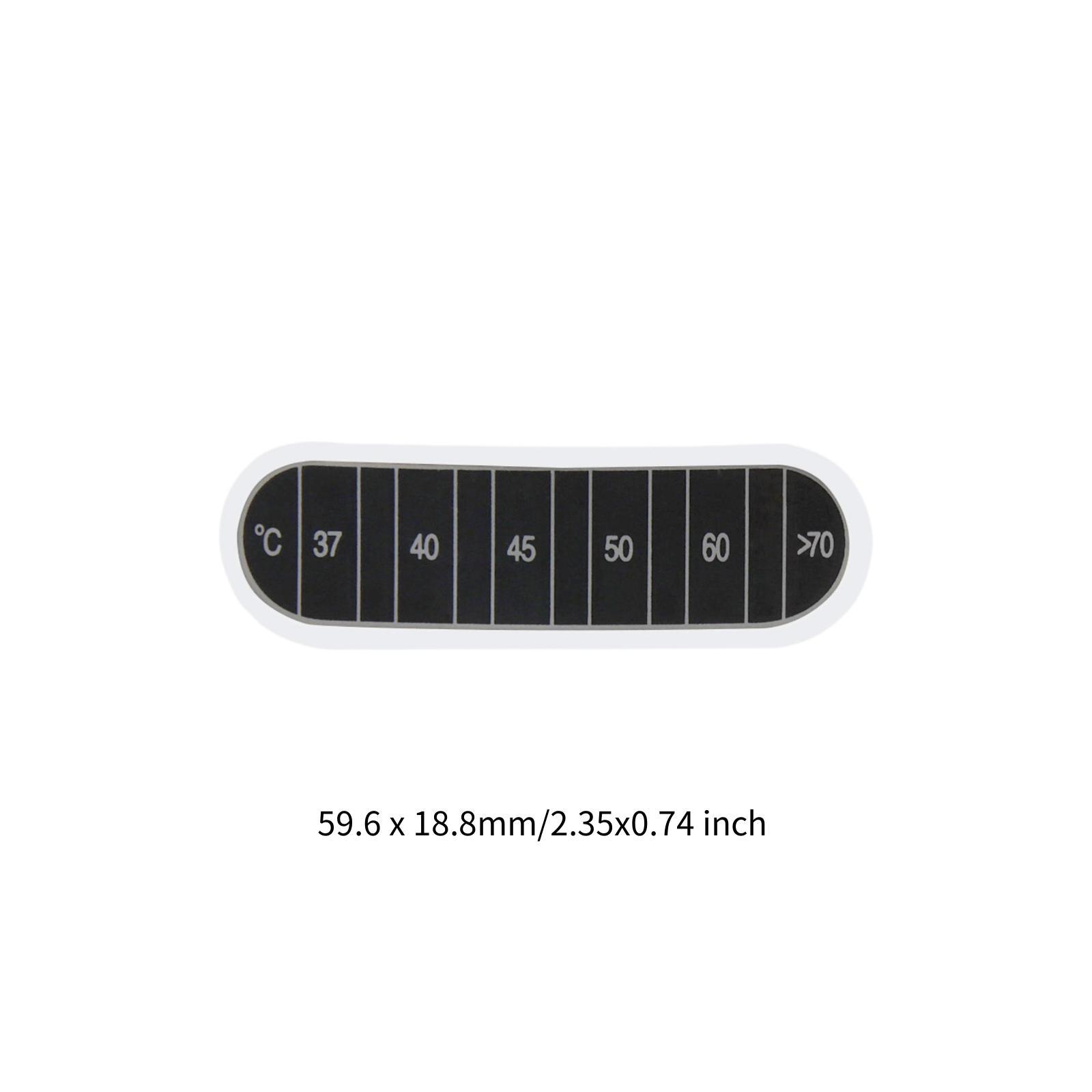 Temperature Strip Thermometer - แถบวัดอุณหภูมิ 10x ช่วง 30-70 องศา °