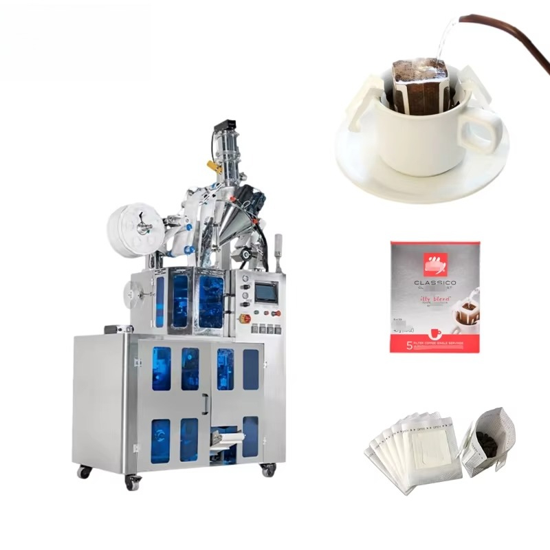 Coffee Equipment Filter - เครื่องบรรจุกาแฟดริปอัตโนมัติ ความเร็วสูง ใช้งานง่าย สำหรับบรรจุภัณฑ์กาแฟผงแบบกรอง ปรับแต่งได้
