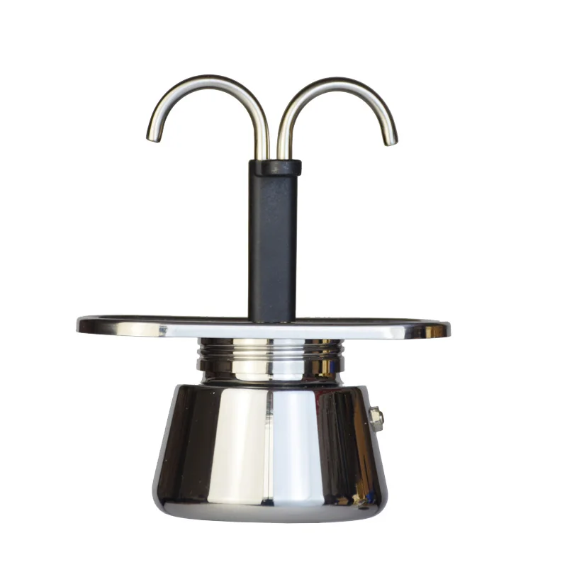 Coffee Equipment For Sale - หม้อต้มกาแฟขนาดเล็ก200มล. หม้อต้มกาแฟทำจากสเตนเลสหลอดคู่304กาต้มน้ำจากอิตาลีหม้อเอสเพรสโซแบบใช้มือหม้อใส่กาแฟ