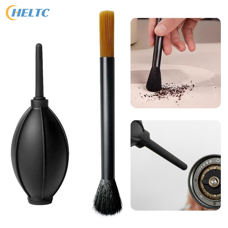 Coffee Equipment Maintenance - 2/3 ชิ้นเครื่องมือทำความสะอาดเครื่องบดกาแฟเครื่องเป่าลมและแปรงทำความสะอาดช้อนตวงสำหรับเครื่องชงกาแฟเอสเปรสโซและอุปกรณ์เสริมพอร์ทาฟิลเตอร์