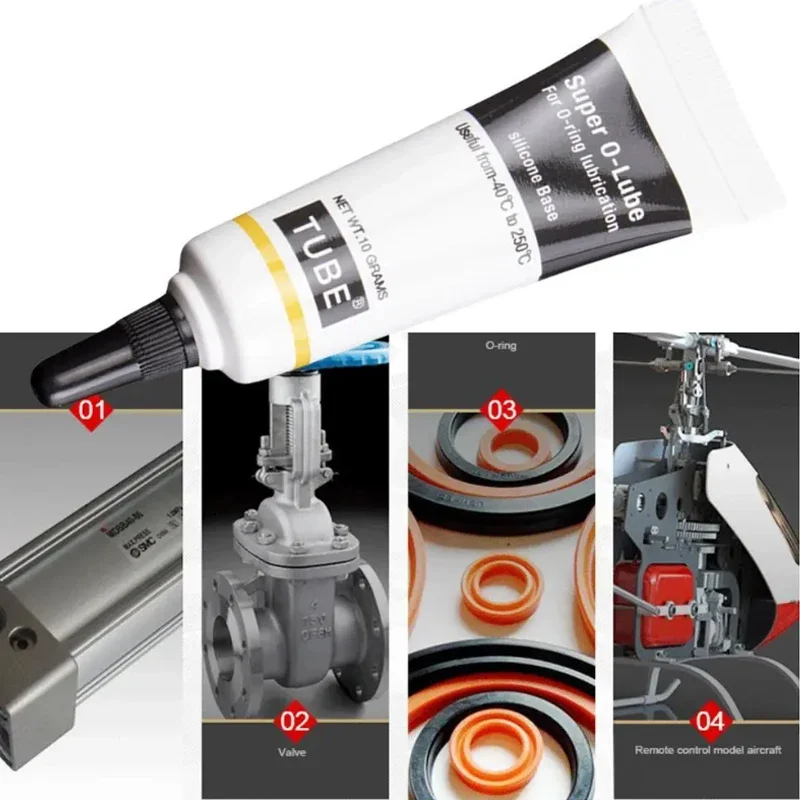 Coffee Equipment Maintenance - จาระบีซิลิโคนเกรดอาหารกันน้ํา O ซีลแหวนน้ํามันหล่อลื่นสําหรับกาแฟอุปกรณ์ห้องน้ําทนต่ออุณหภูมิต่ําสูง