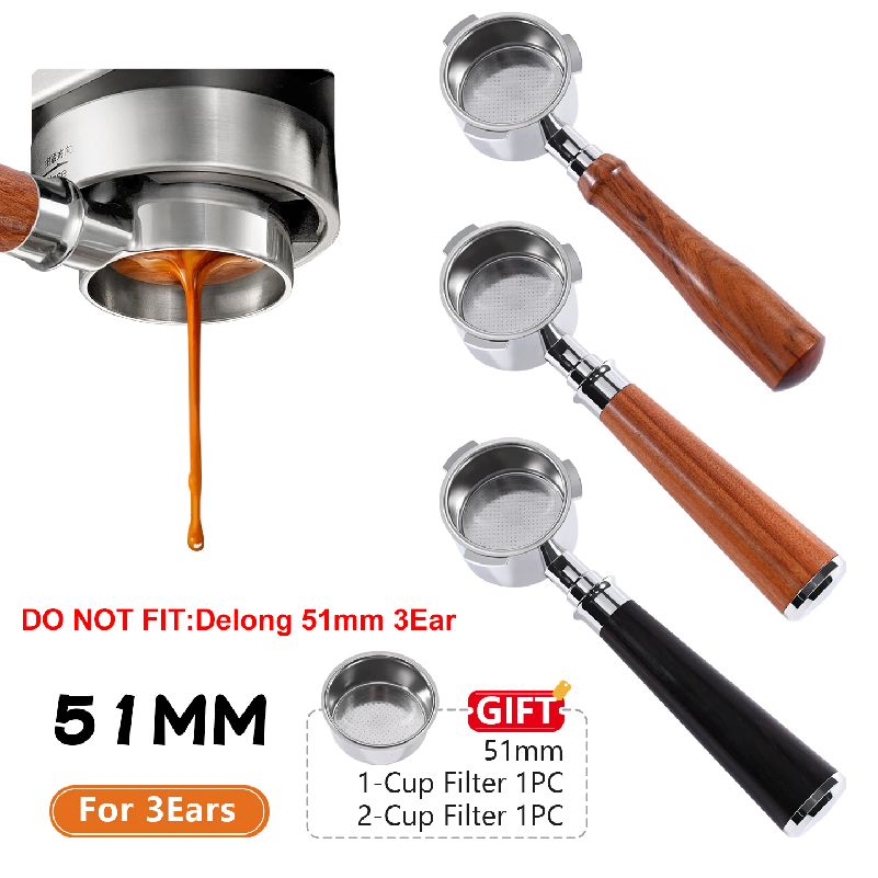 Coffee Equipment For Sale - พอร์ทาฟิลเตอร์แบบไม่มีก้น 51 มม. สำหรับ Homix H11