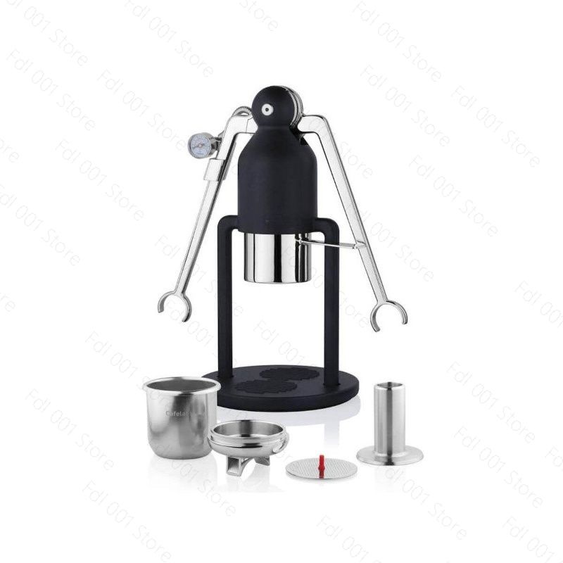 Pressure Gauge Espresso - เครื่องชงกาแฟแบบกดมือ รุ่นไม่ใช้ไฟฟ้า พร้อมเกจวัดแรงดัน สำหรับใช้ในบ้าน