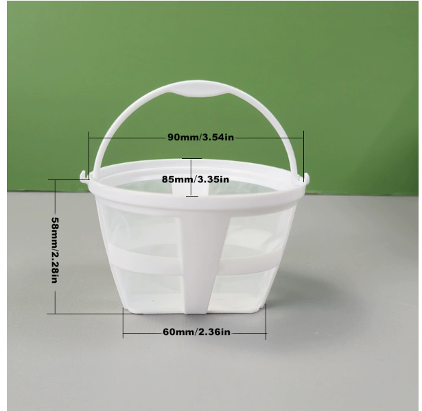 Coffee Equipment Filter - เหมาะสำหรับกรองกาแฟแบบมีหูจับ ได้รับการรับรองจาก FDA ใช้สำหรับชงชา กรองน้ำ อุปกรณ์เครื่องชงกาแฟ