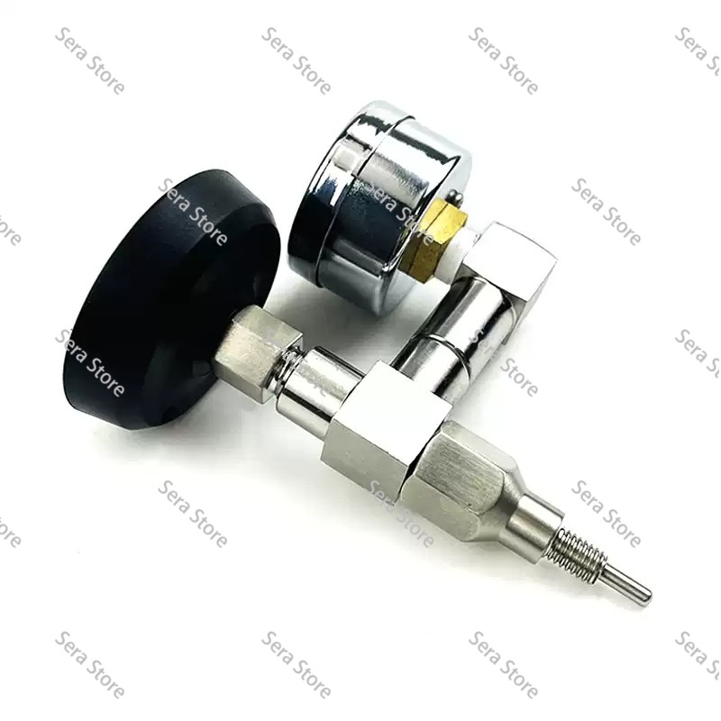 Pressure Gauge Espresso - ชุดอัพเกรดเครื่องชงเอสเพรสโซ่ E61 พร้อมเกจวัดแรงดันและเทอร์โมมิเตอร์, หน้าจอคู่สำหรับแสดงอุณหภูมิและความดันแบบเรียลไทม์