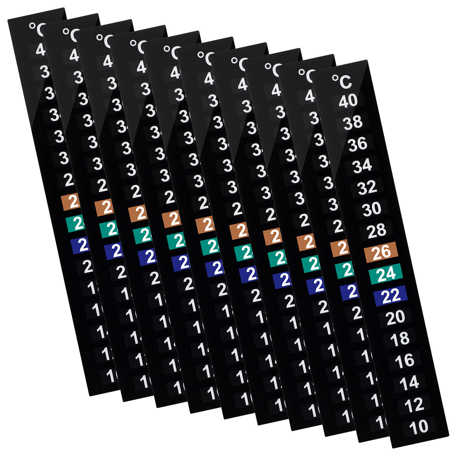 เทปวัดอุณหภูมิแบบคริสตัลเหลว 1 - Temperature Strip Thermometer บทวิจารณ์และราคา
