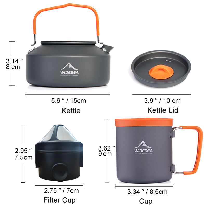 Widesea Campingกาแฟชุดเครื่องค - Coffee Equipment Filter บทวิจารณ์และราคา