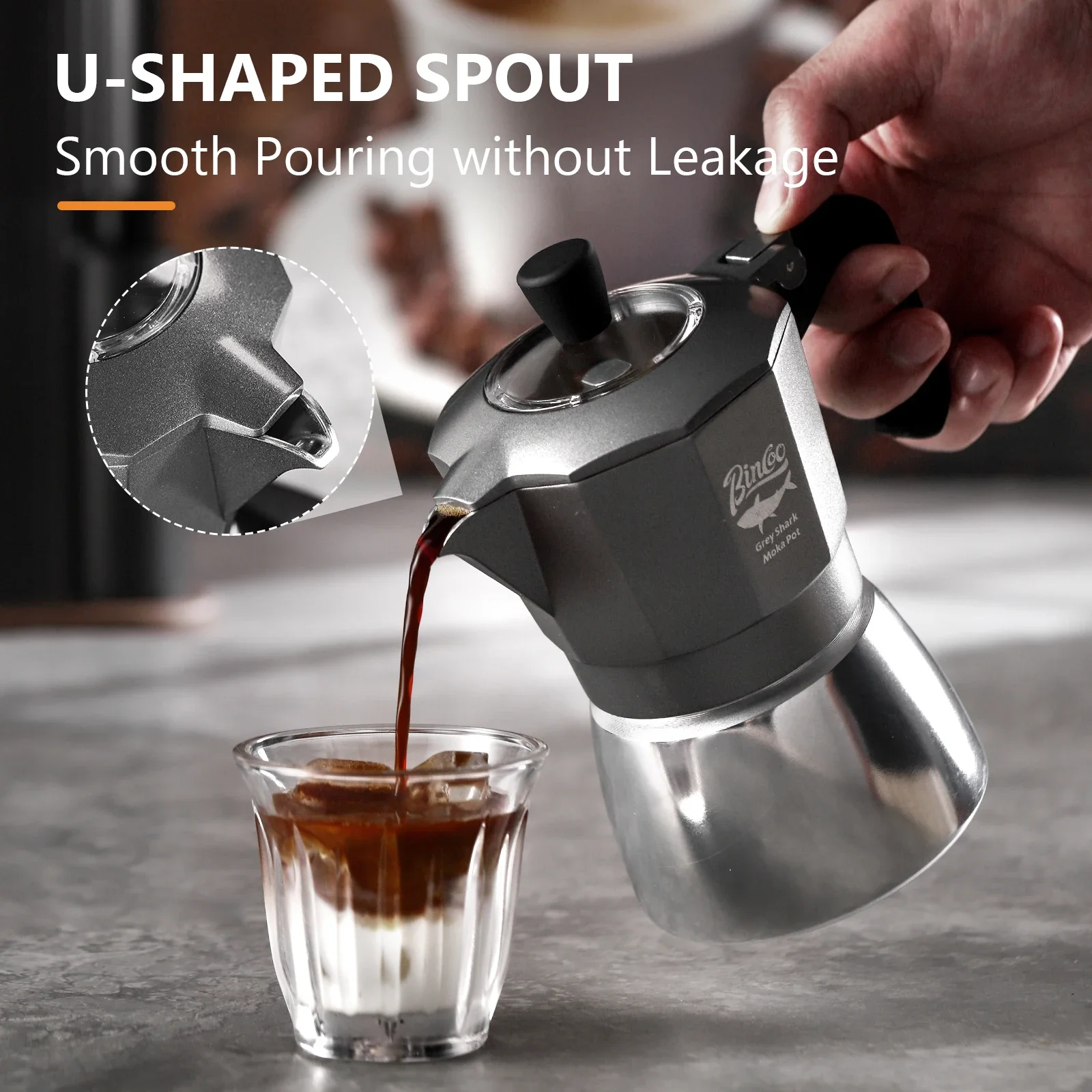 หม้อกาแฟโมก้าพอต Bincoo 2 ถ้วย - Coffee Equipment For Sale บทวิจารณ์และราคา