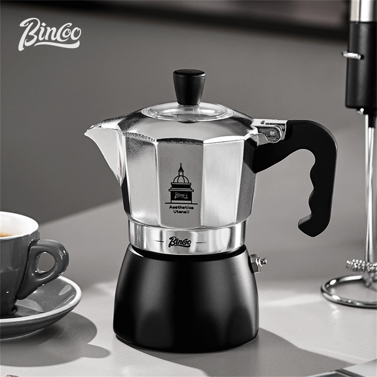 BINCOO วาล์วคู่ Moka Pot,Espre - Coffee Equipment For Sale บทวิจารณ์และราคา