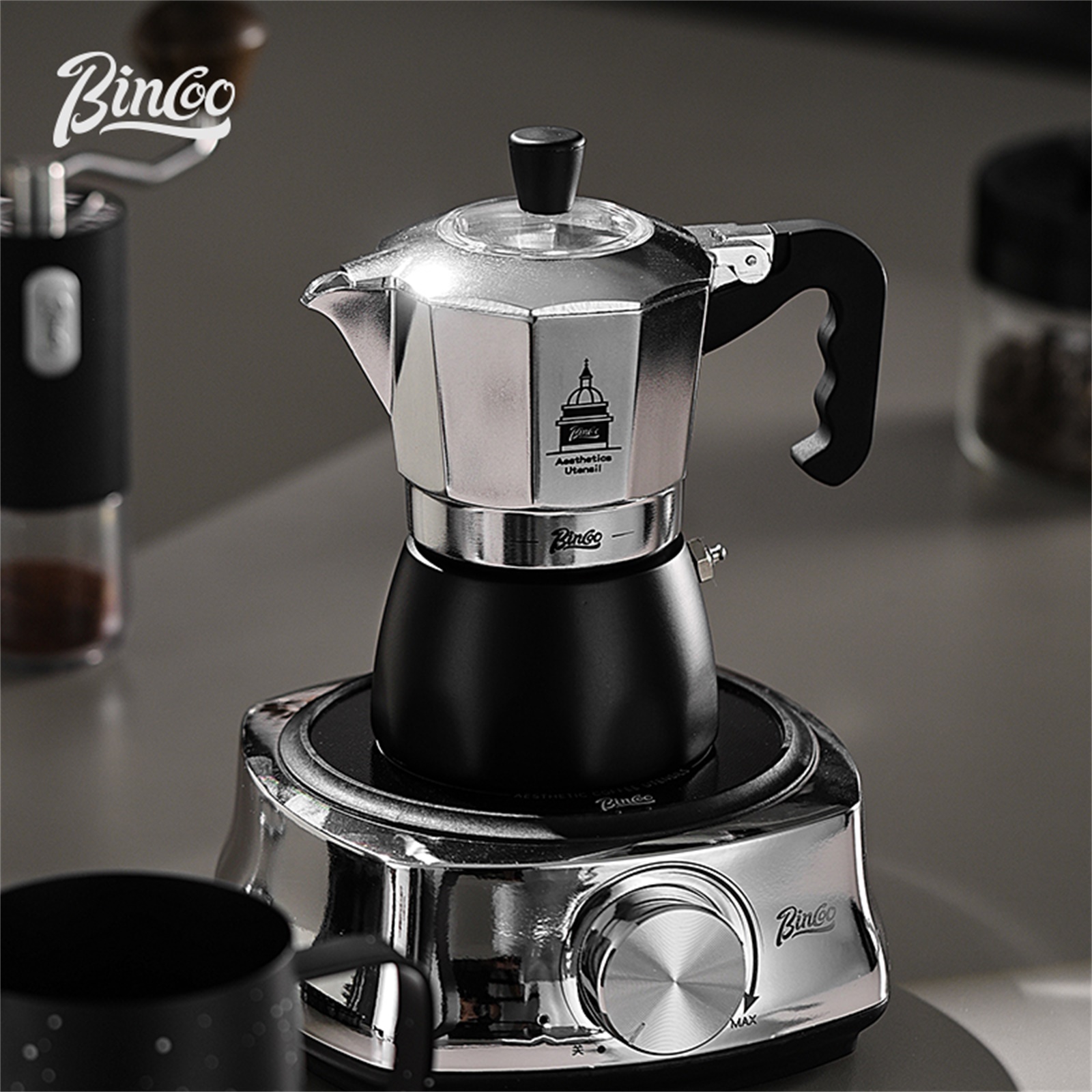 BINCOO วาล์วคู่ Moka Pot,Espre - Coffee Equipment For Sale บทวิจารณ์และราคา
