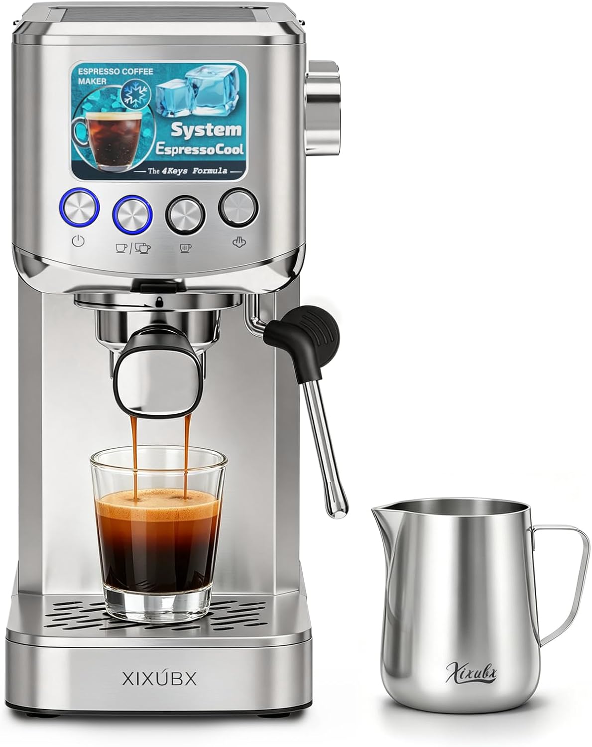 เครื่องชงกาแฟโคลด์บรูพร้อมเครื - Pressure Gauge Espresso บทวิจารณ์และราคา