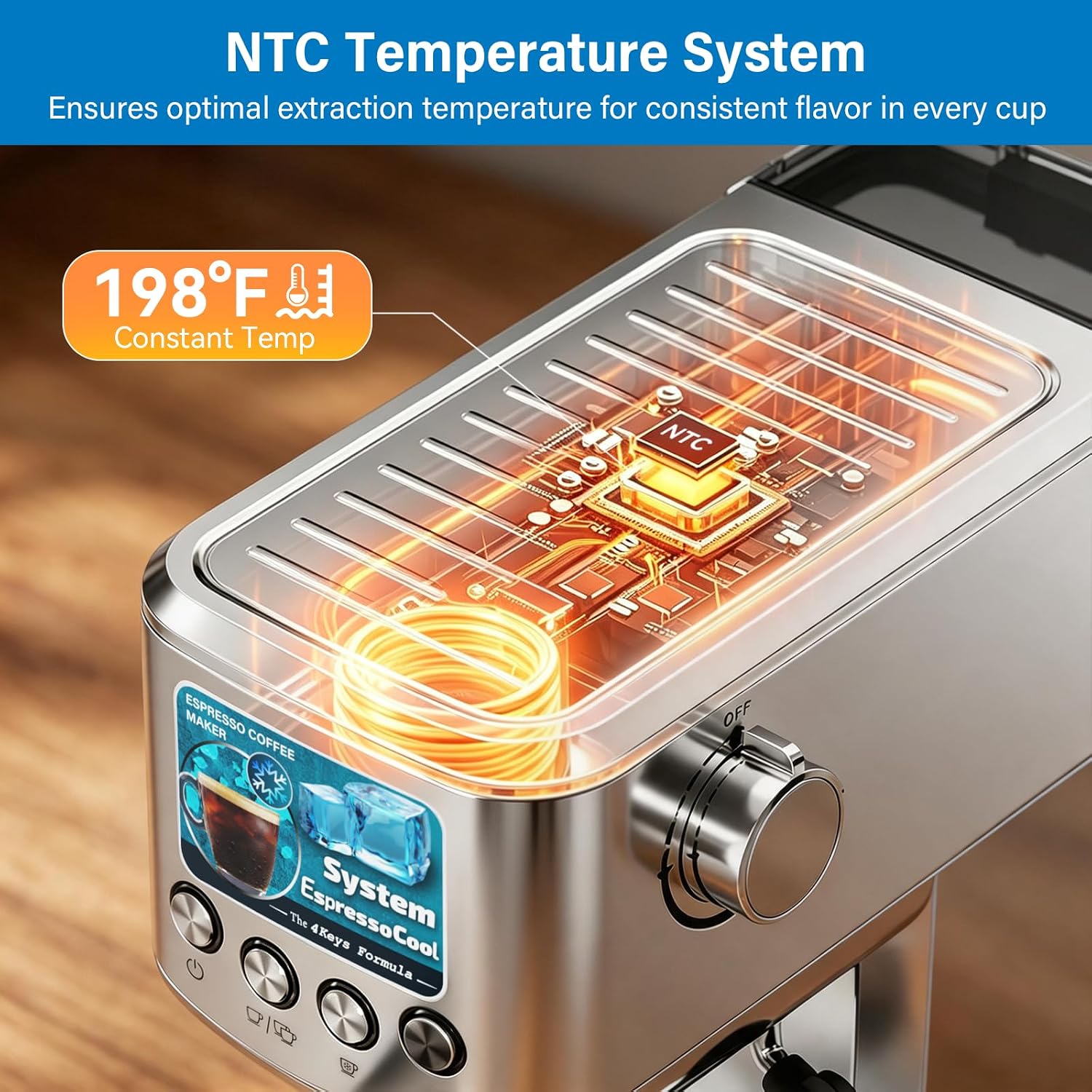 เครื่องชงกาแฟโคลด์บรูพร้อมเครื - Pressure Gauge Espresso บทวิจารณ์และราคา
