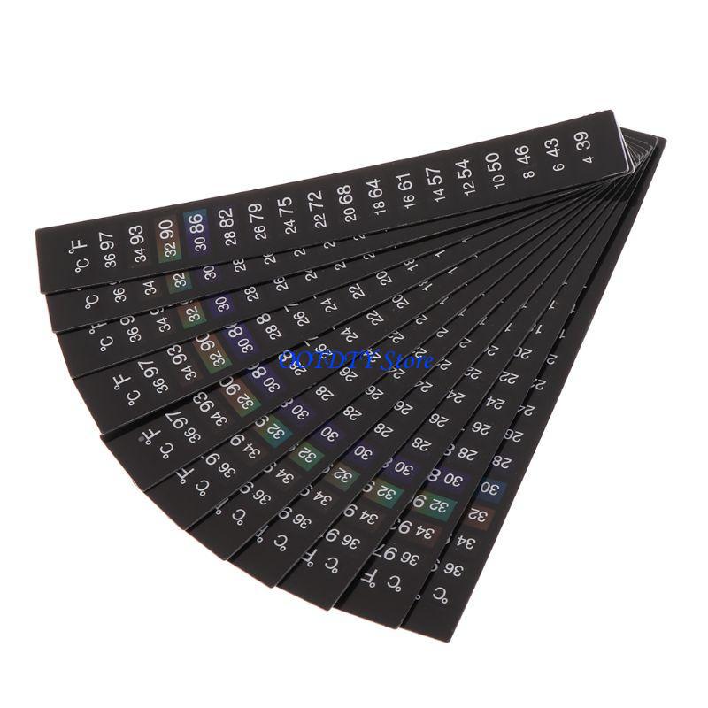 367a 10 pcs betta sticker ther - Temperature Strip Thermometer บทวิจารณ์และราคา