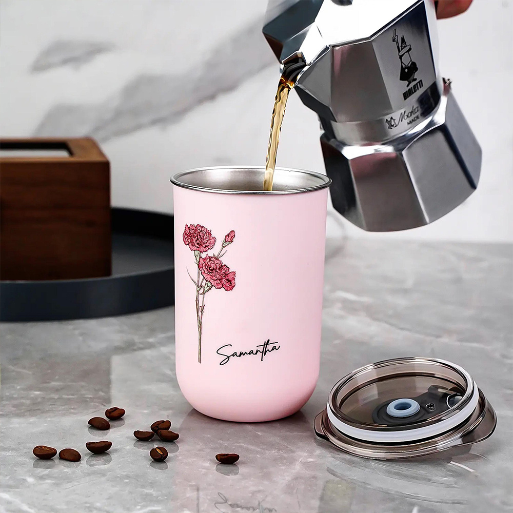 แก้วกาแฟลายดอกไม้ตามเดือนเกิดแ - Coffee Equipment Gift บทวิจารณ์และราคา