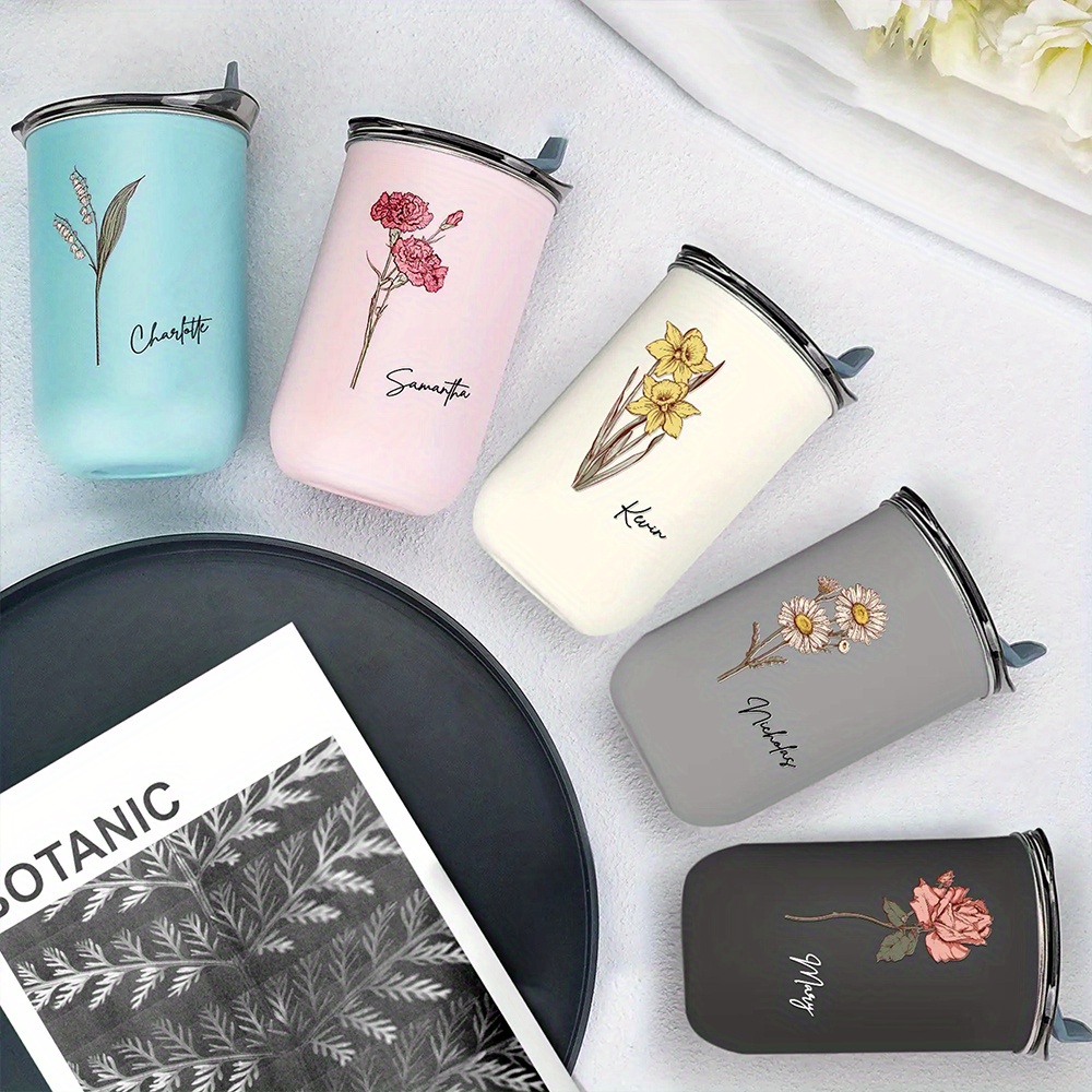 แก้วกาแฟลายดอกไม้ตามเดือนเกิดแ - Coffee Equipment Gift บทวิจารณ์และราคา