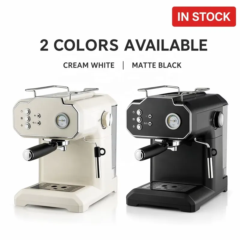 เครื่องชงกาแฟเอสเพรสโซ่กึ่งอัต - Pressure Gauge Espresso บทวิจารณ์และราคา