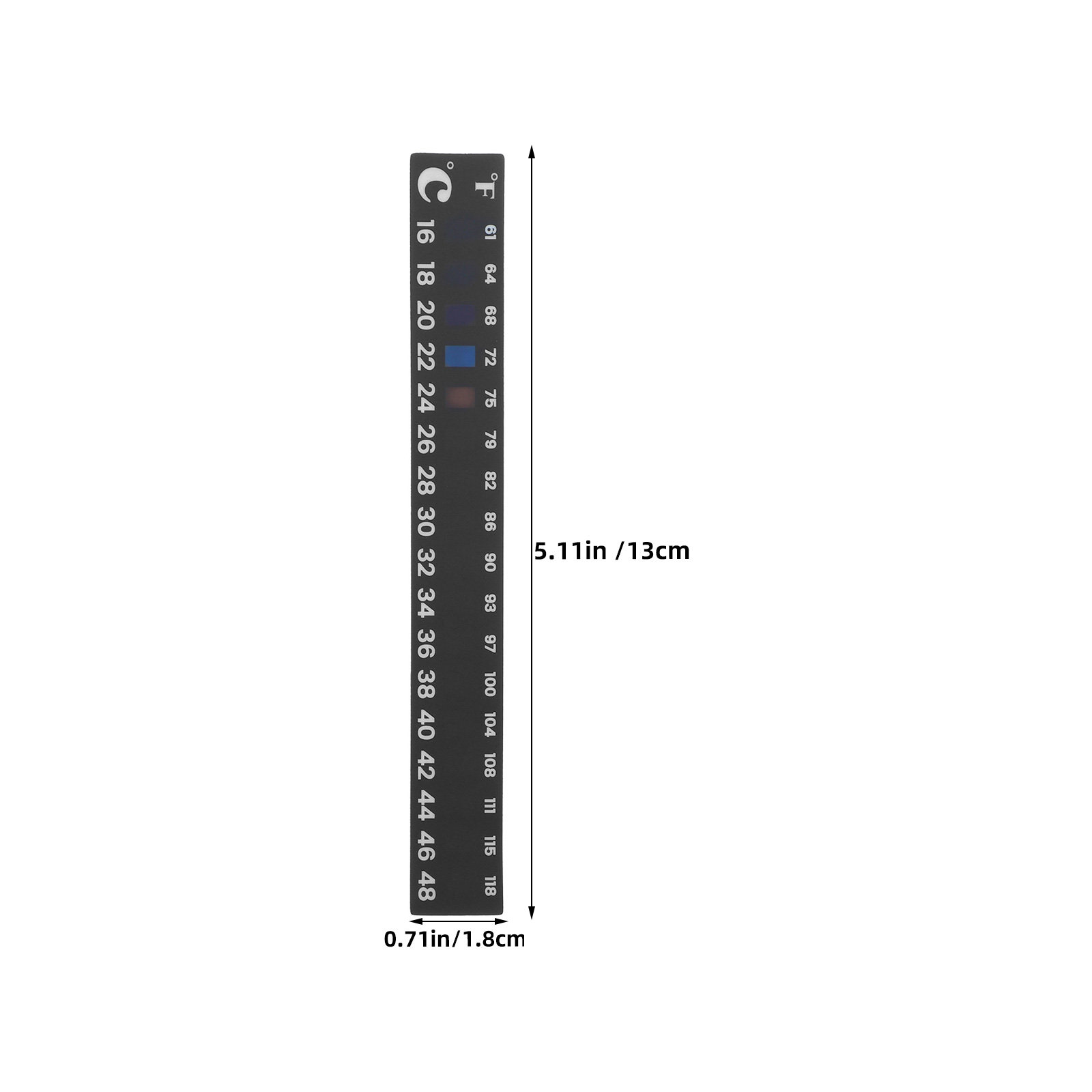 สติกเกอร์วัดอุณหภูมิสำหรับการห - Temperature Strip Thermometer บทวิจารณ์และราคา