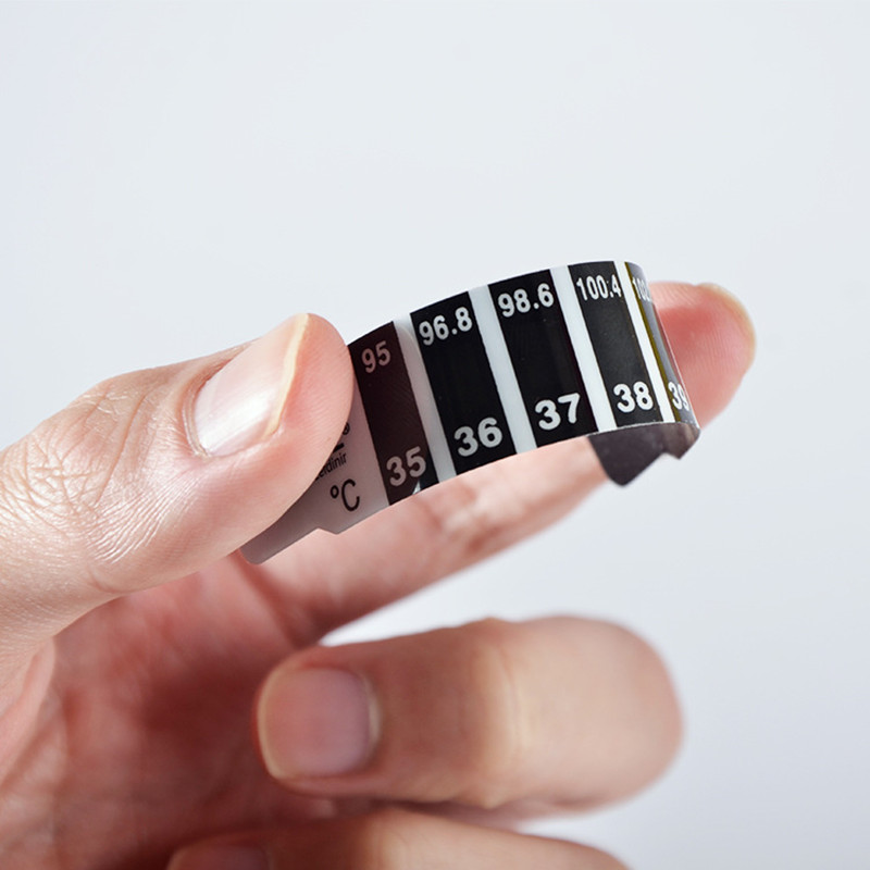 10 ชิ้นหน้าผาก Head Strip เครื - Temperature Strip Thermometer บทวิจารณ์และราคา