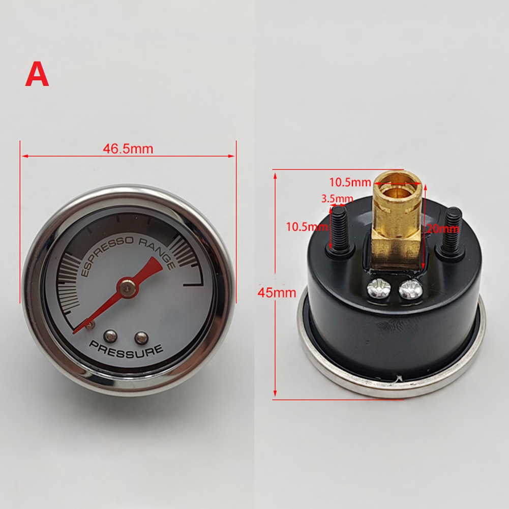 เกจวัดแรงดันเครื่องชงกาแฟสำหรั - Pressure Gauge Espresso บทวิจารณ์และราคา
