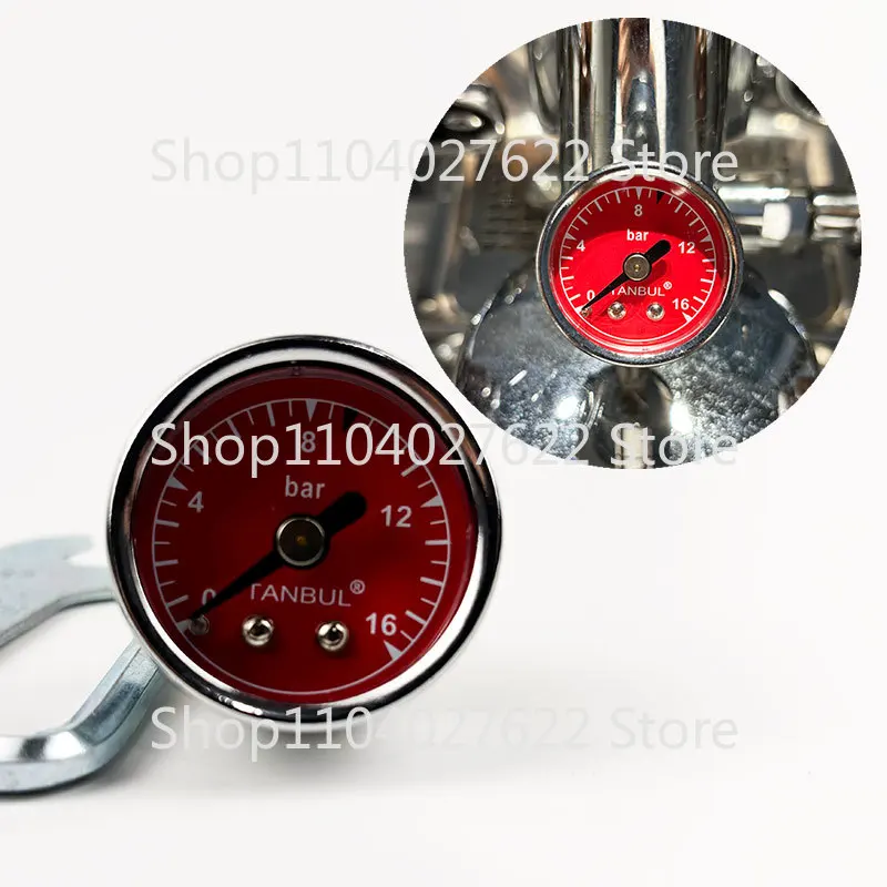 E61เครื่องชงกาแฟกึ่งอัตโนมัติ, - Pressure Gauge Espresso บทวิจารณ์และราคา