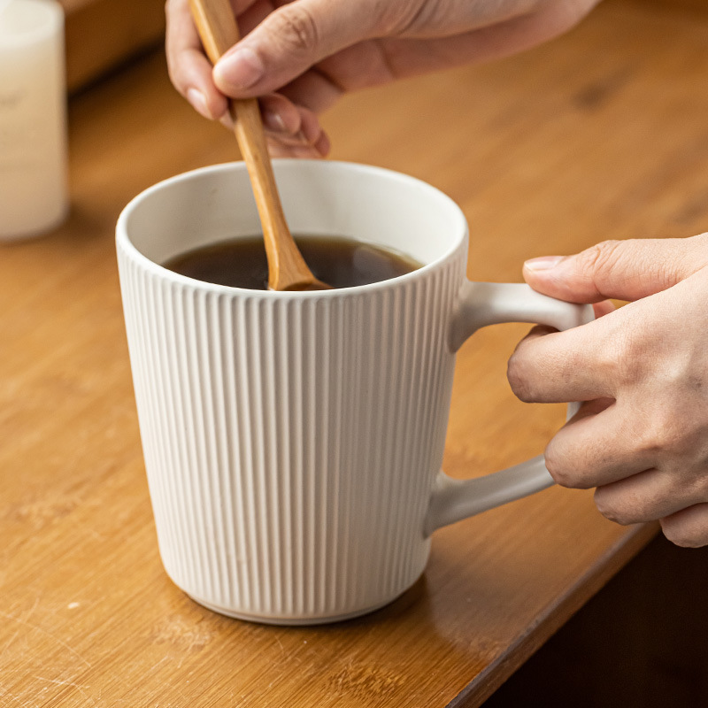 แก้วกาแฟเซรามิคลายนูน 500 มล.  - Coffee Equipment Gift บทวิจารณ์และราคา
