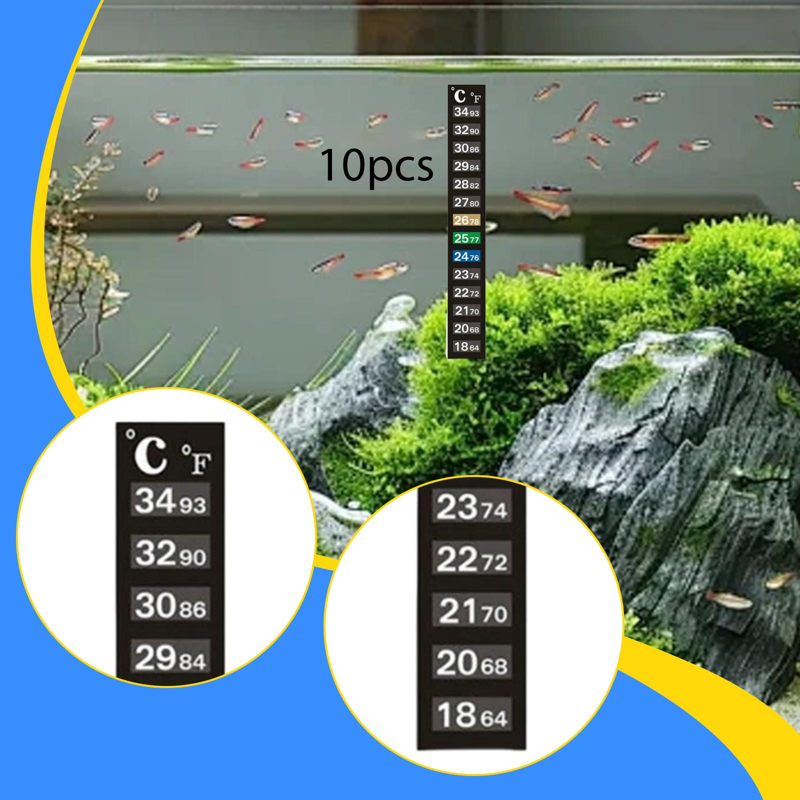 แถบทดสอบอุณหภูมิในตู้ปลา สติกเ - Temperature Strip Thermometer บทวิจารณ์และราคา