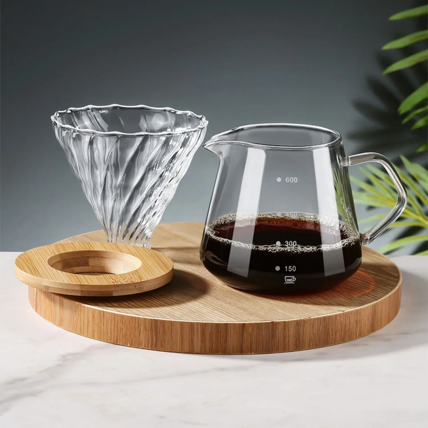Punana 600ml Pour Over Coffee  - Coffee Equipment Pour Over บทวิจารณ์และราคา