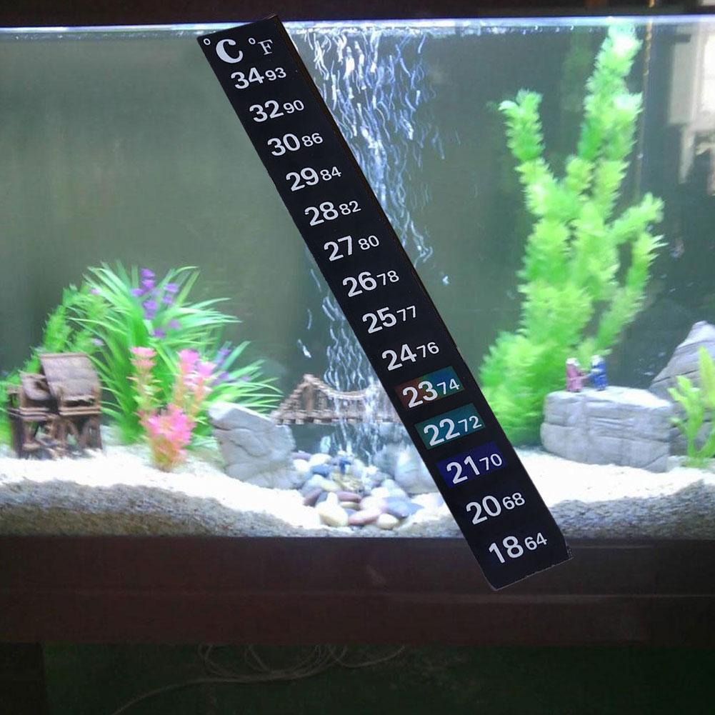 Digital Aquarium Home Stick-on - Temperature Strip Thermometer บทวิจารณ์และราคา